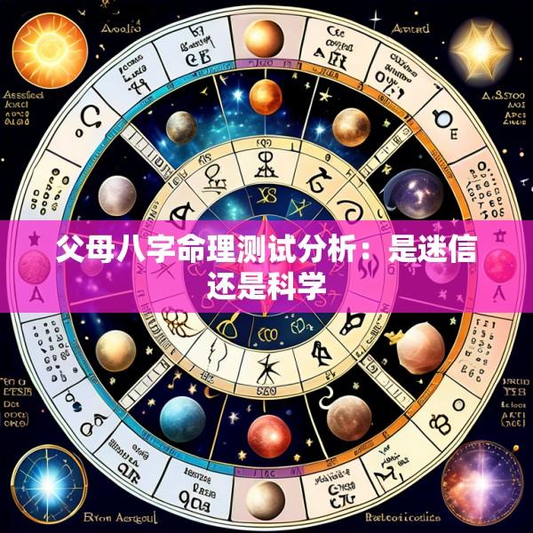 父母八字命理测试分析：是迷信还是科学