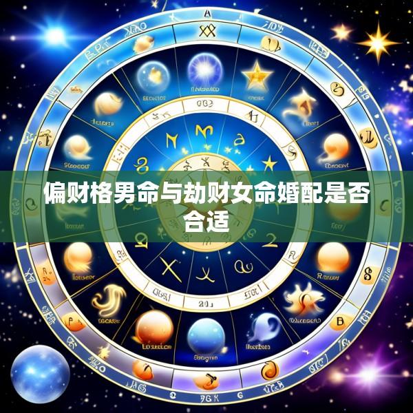 偏财格男命与劫财女命婚配是否合适