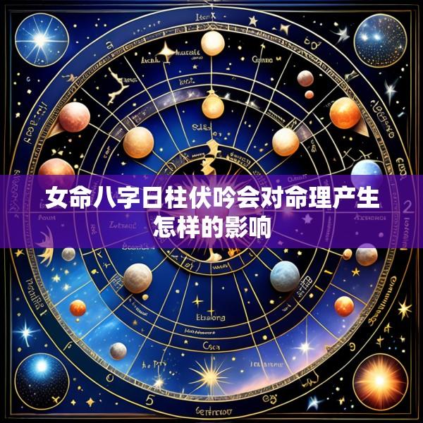 女命八字日柱伏吟会对命理产生怎样的影响