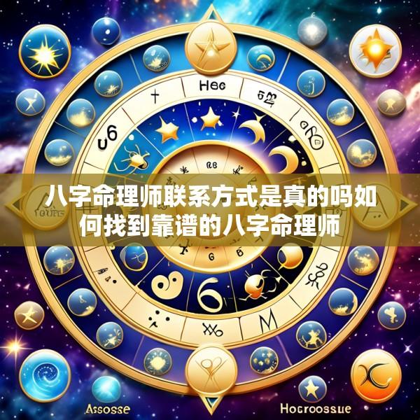 八字命理师联系方式是真的吗如何找到靠谱的八字命理师