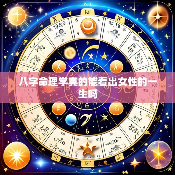 八字命理学真的能看出女性的一生吗
