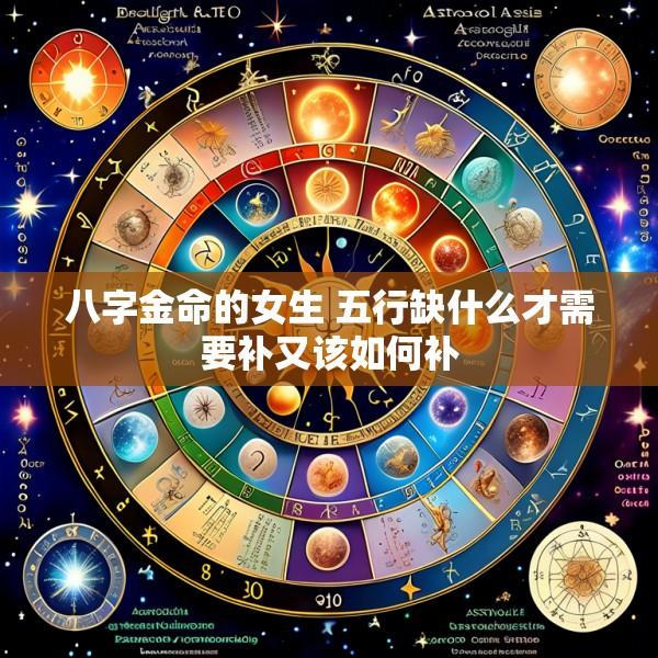 八字金命的女生 五行缺什么才需要补又该如何补