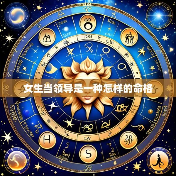 女生当领导是一种怎样的命格