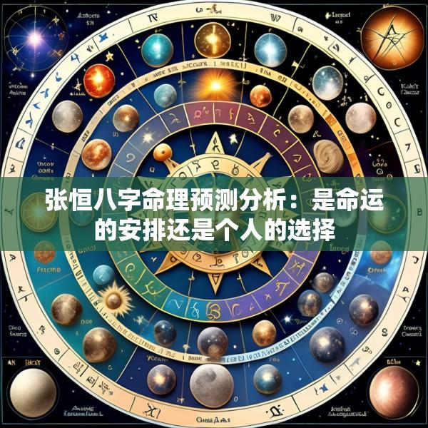 张恒八字命理预测分析：是命运的安排还是个人的选择