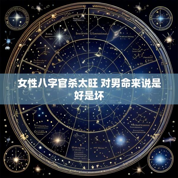 女性八字官杀太旺 对男命来说是好是坏