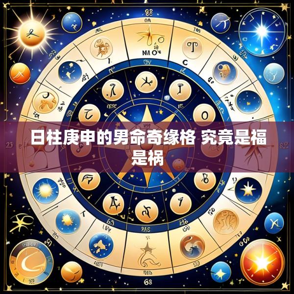 日柱庚申的男命奇缘格 究竟是福是祸