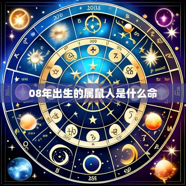 08年出生的属鼠人是什么命