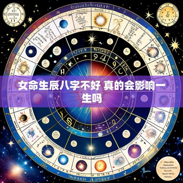 女命生辰八字不好 真的会影响一生吗