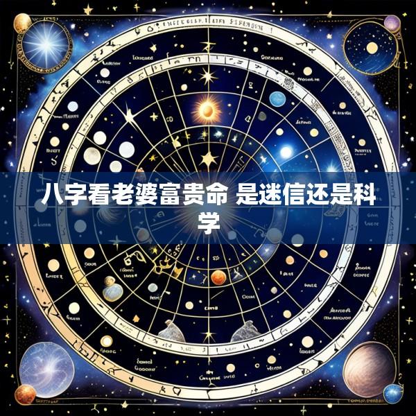 八字看老婆富贵命 是迷信还是科学