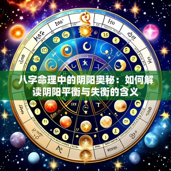 八字命理中的阴阳奥秘：如何解读阴阳平衡与失衡的含义