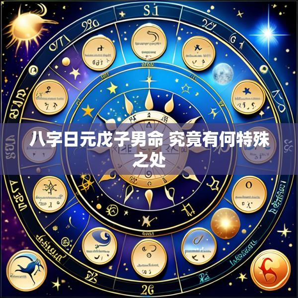 八字日元戊子男命 究竟有何特殊之处