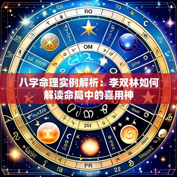 八字命理实例解析：李双林如何解读命局中的喜用神