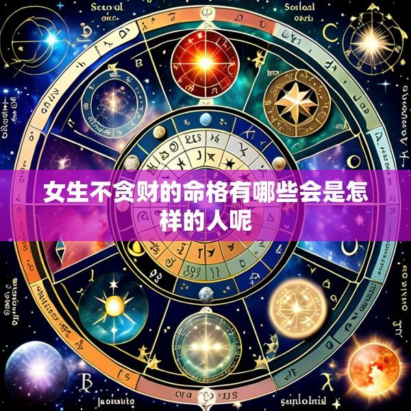 女生不贪财的命格有哪些会是怎样的人呢