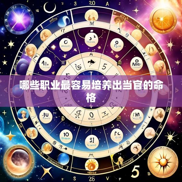 哪些职业最容易培养出当官的命格