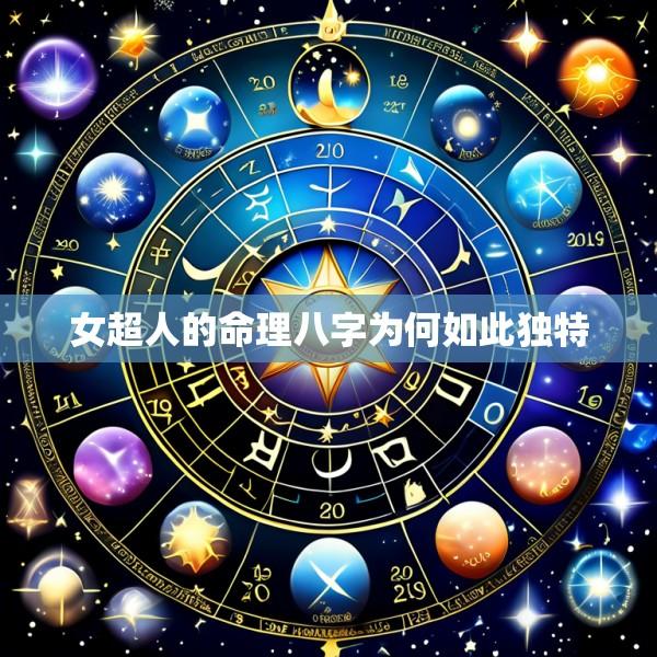 女超人的命理八字为何如此独特