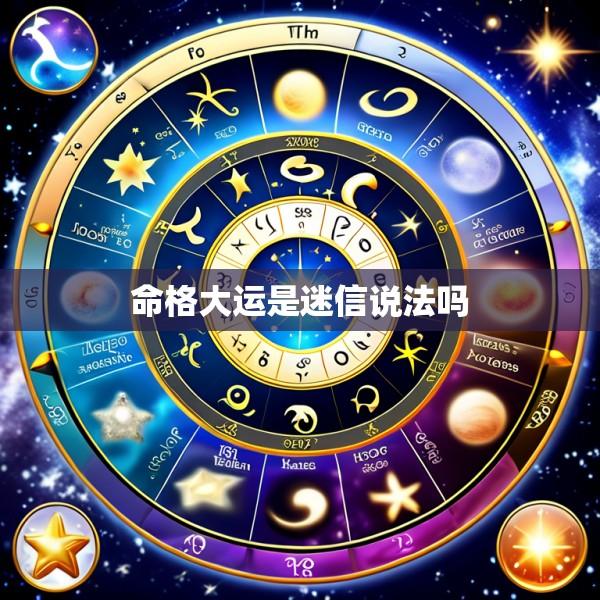命格大运是迷信说法吗