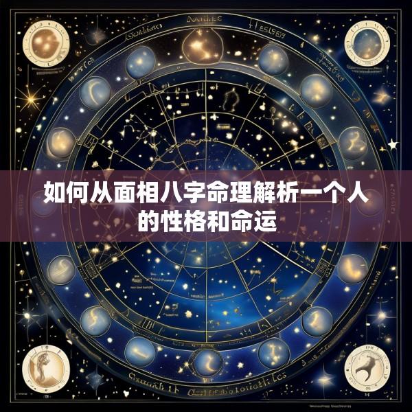如何从面相八字命理解析一个人的性格和命运