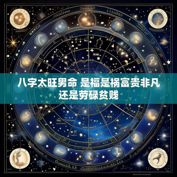 八字太旺男命 是福是祸富贵非凡还是劳碌贫贱