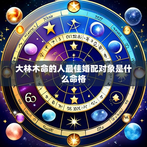 大林木命的人最佳婚配对象是什么命格