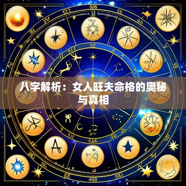 八字解析：女人旺夫命格的奥秘与真相