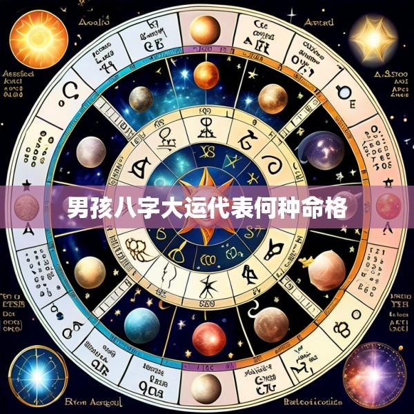 男孩八字大运代表何种命格