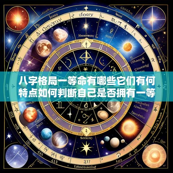 八字格局一等命有哪些它们有何特点如何判断自己是否拥有一等命