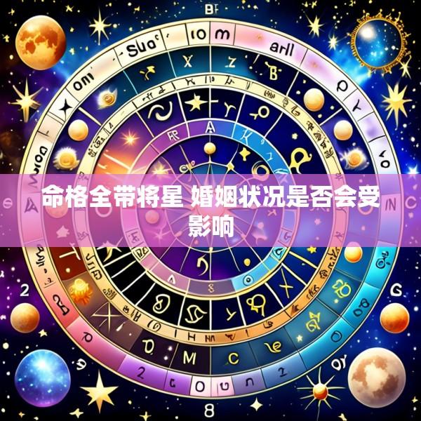 命格全带将星 婚姻状况是否会受影响