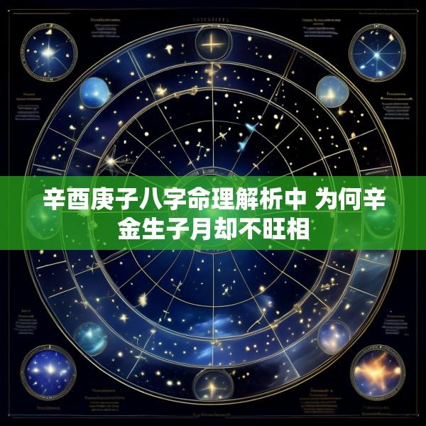 辛酉庚子八字命理解析中 为何辛金生子月却不旺相