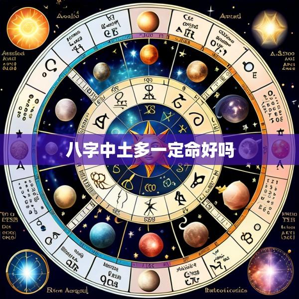 八字中土多一定命好吗