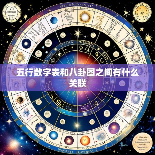 五行数字表和八卦图之间有什么关联