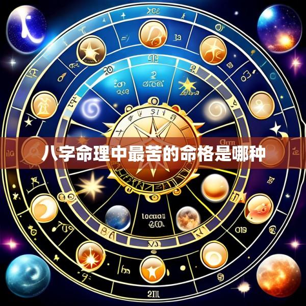 八字命理中最苦的命格是哪种