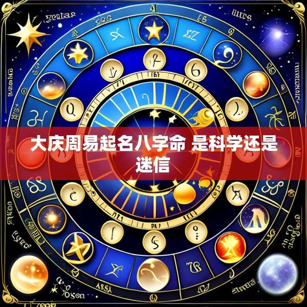 大庆周易起名八字命 是科学还是迷信