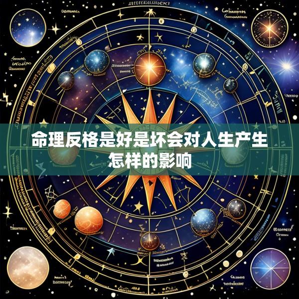 命理反格是好是坏会对人生产生怎样的影响
