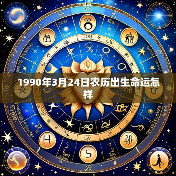 1990年3月24日农历出生命运怎样