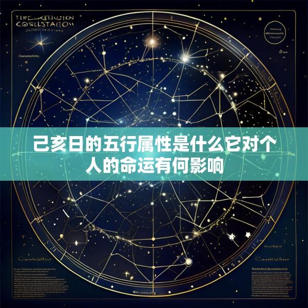己亥日的五行属性是什么它对个人的命运有何影响