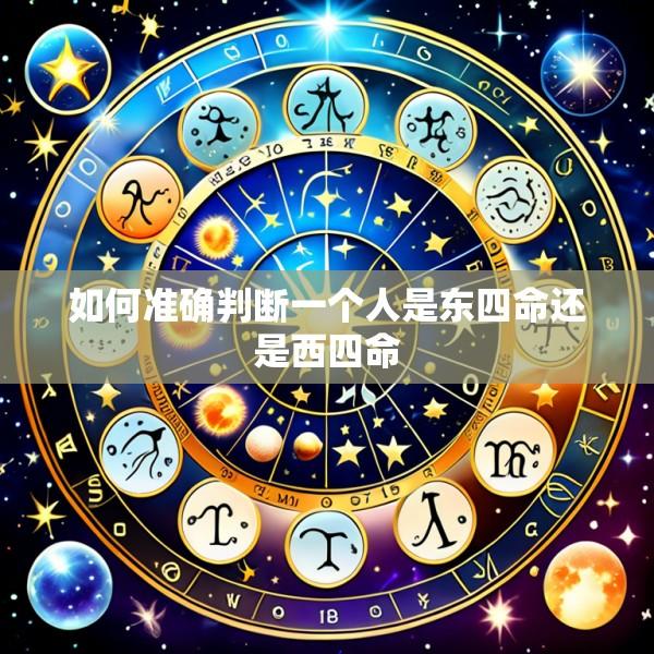 如何准确判断一个人是东四命还是西四命