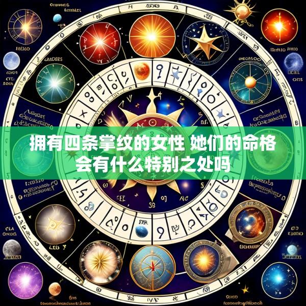 拥有四条掌纹的女性 她们的命格会有什么特别之处吗