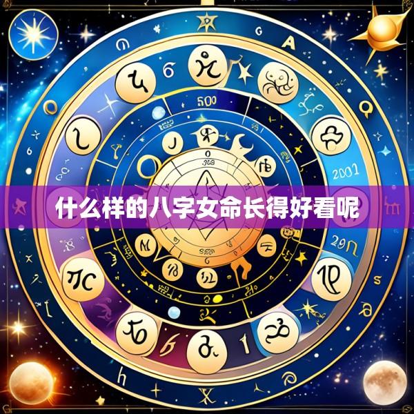 什么样的八字女命长得好看呢