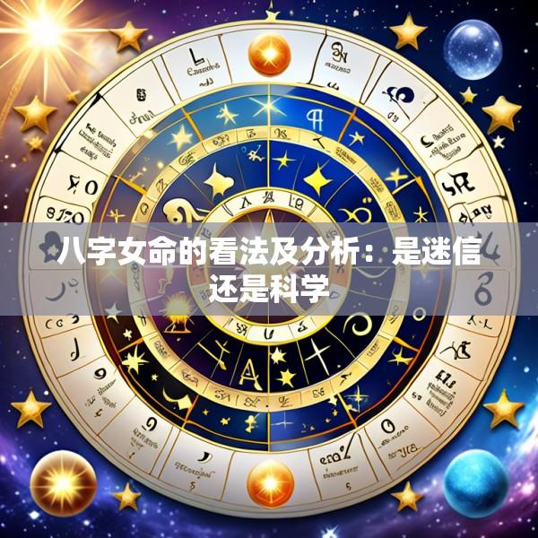 八字女命的看法及分析：是迷信还是科学