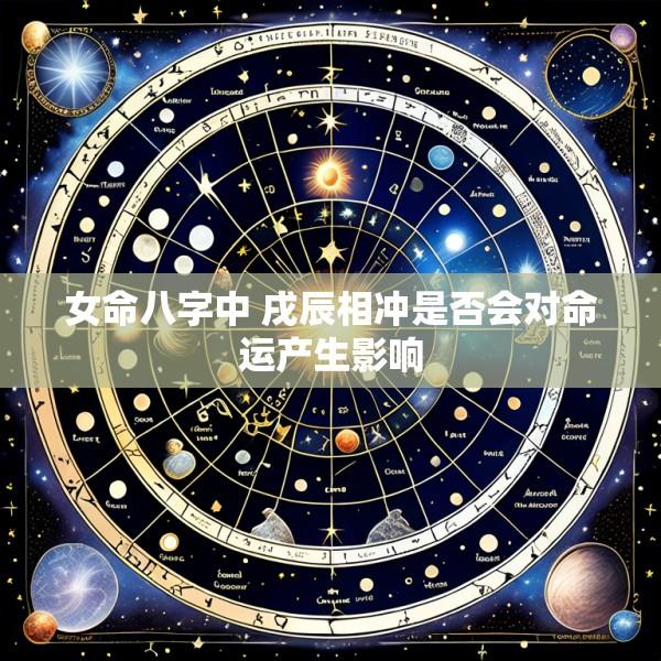 女命八字中 戌辰相冲是否会对命运产生影响