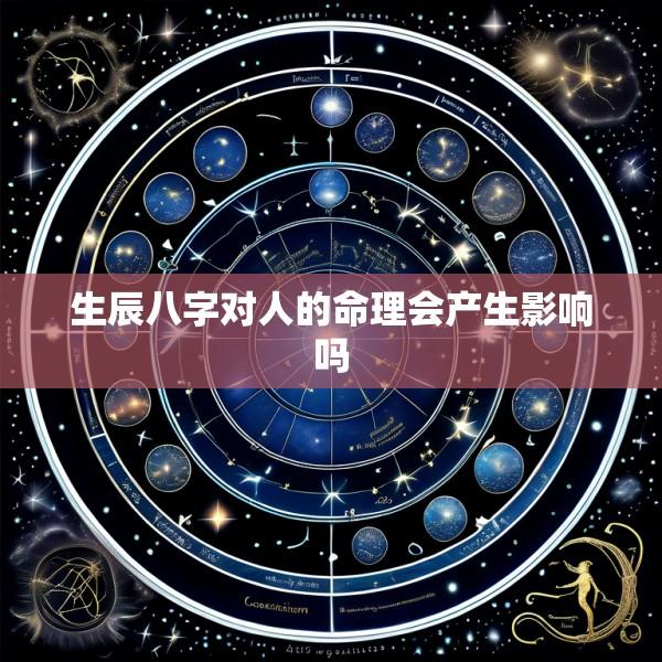 生辰八字对人的命理会产生影响吗