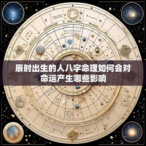 辰时出生的人八字命理如何会对命运产生哪些影响