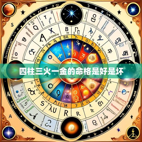 四柱三火一金的命格是好是坏