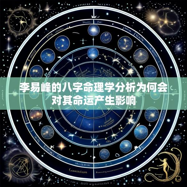 李易峰的八字命理学分析为何会对其命运产生影响
