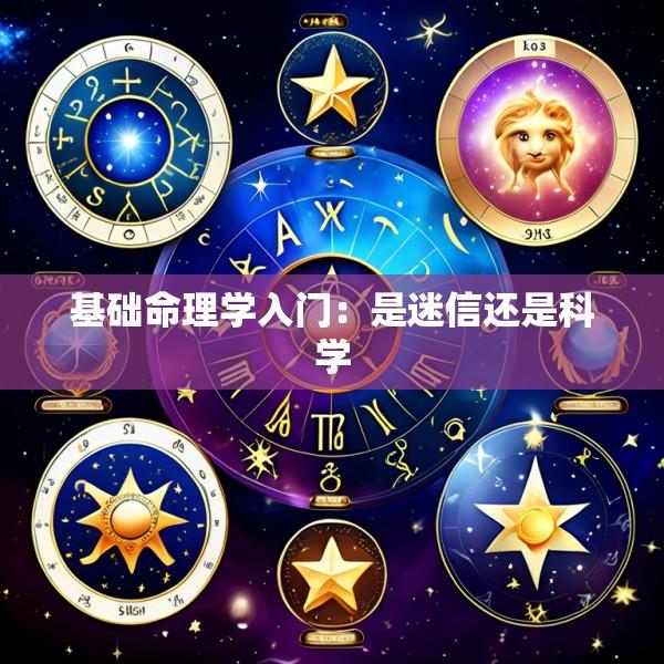 基础命理学入门：是迷信还是科学