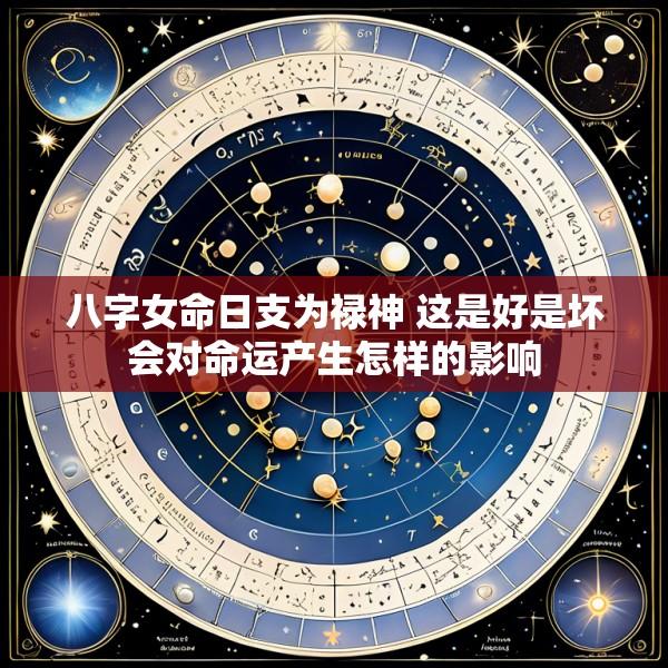八字女命日支为禄神 这是好是坏会对命运产生怎样的影响