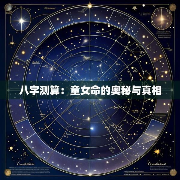八字测算：童女命的奥秘与真相