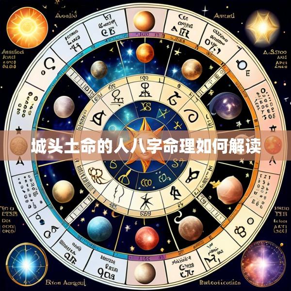 城头土命的人八字命理如何解读