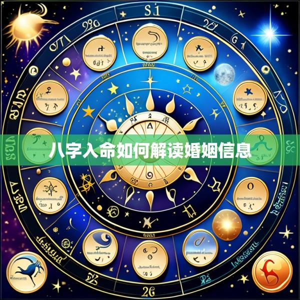 八字入命如何解读婚姻信息