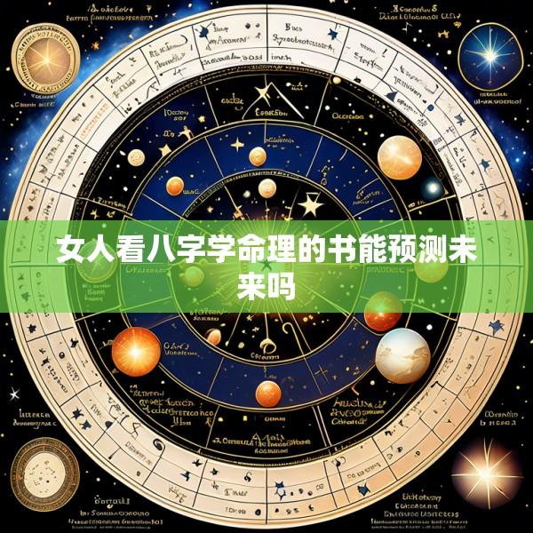 女人看八字学命理的书能预测未来吗